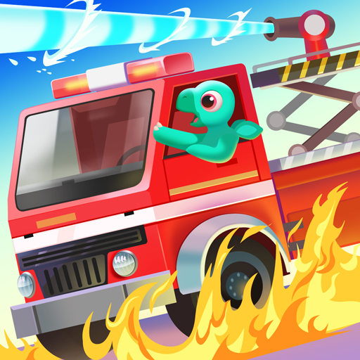 Feuerwehrauto-Spiel für Kleinkinder - Feuerwehrauto-Spiele für Kinder 2-5