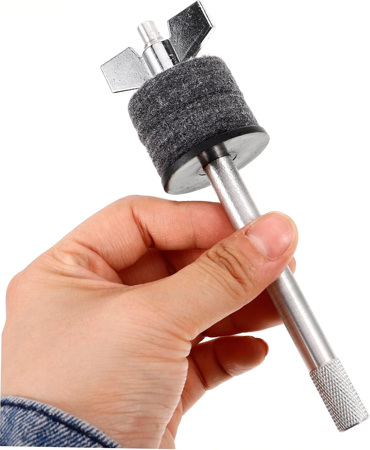 Cymbal Stacker for Drum Kits Durable Construction Height Easy to Install Cymbal Mounting Arm for Percussion Enthusiasts Cotton Padding