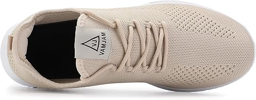 Vista 5 de LCGJR Tenis de correr para hombre, ligeros, de malla, transpirables, informales, antideslizantes, para viajes al aire libre