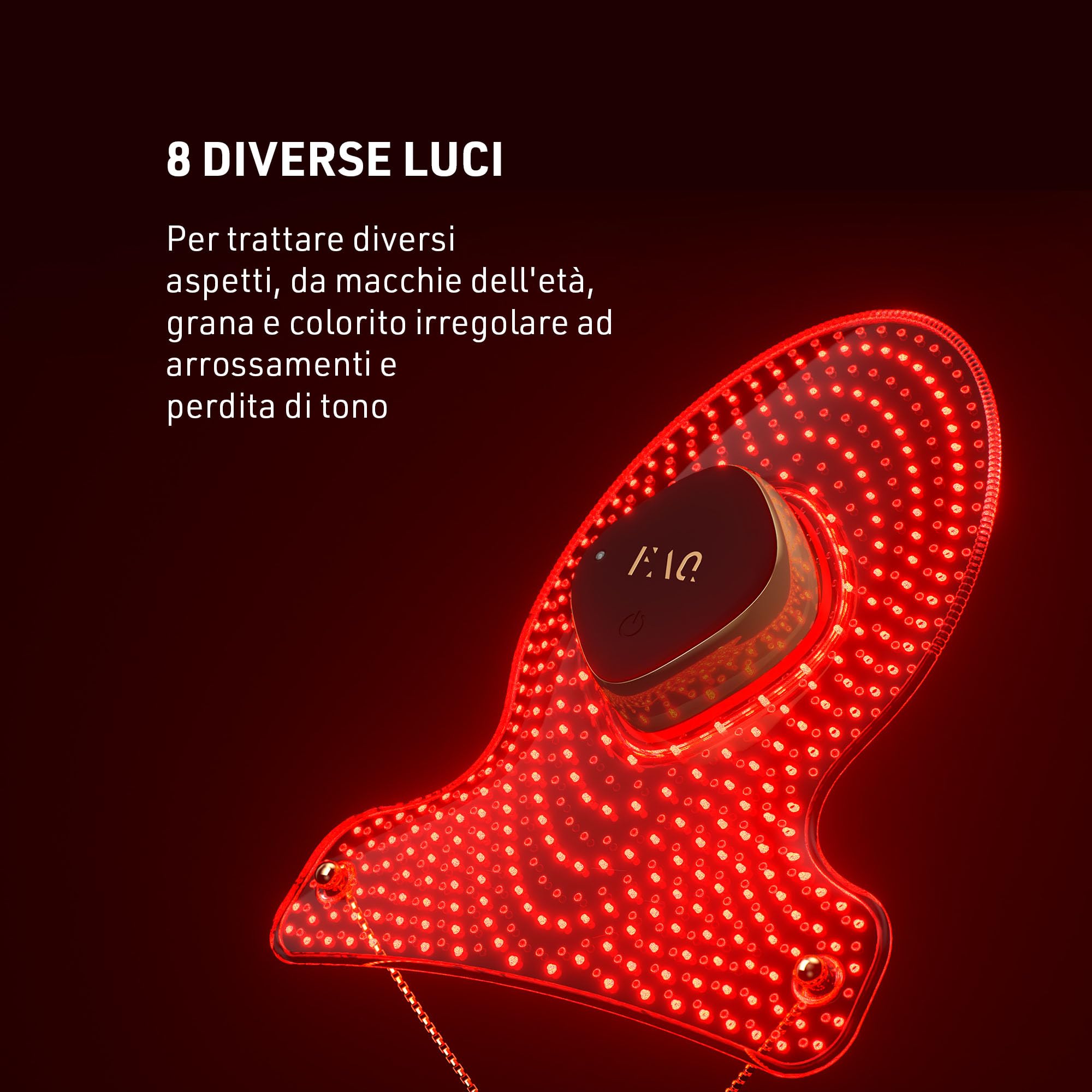 FAQ 221 Maschera mani anti-age LED NIR - Silicone Flexi-Fit per rughe