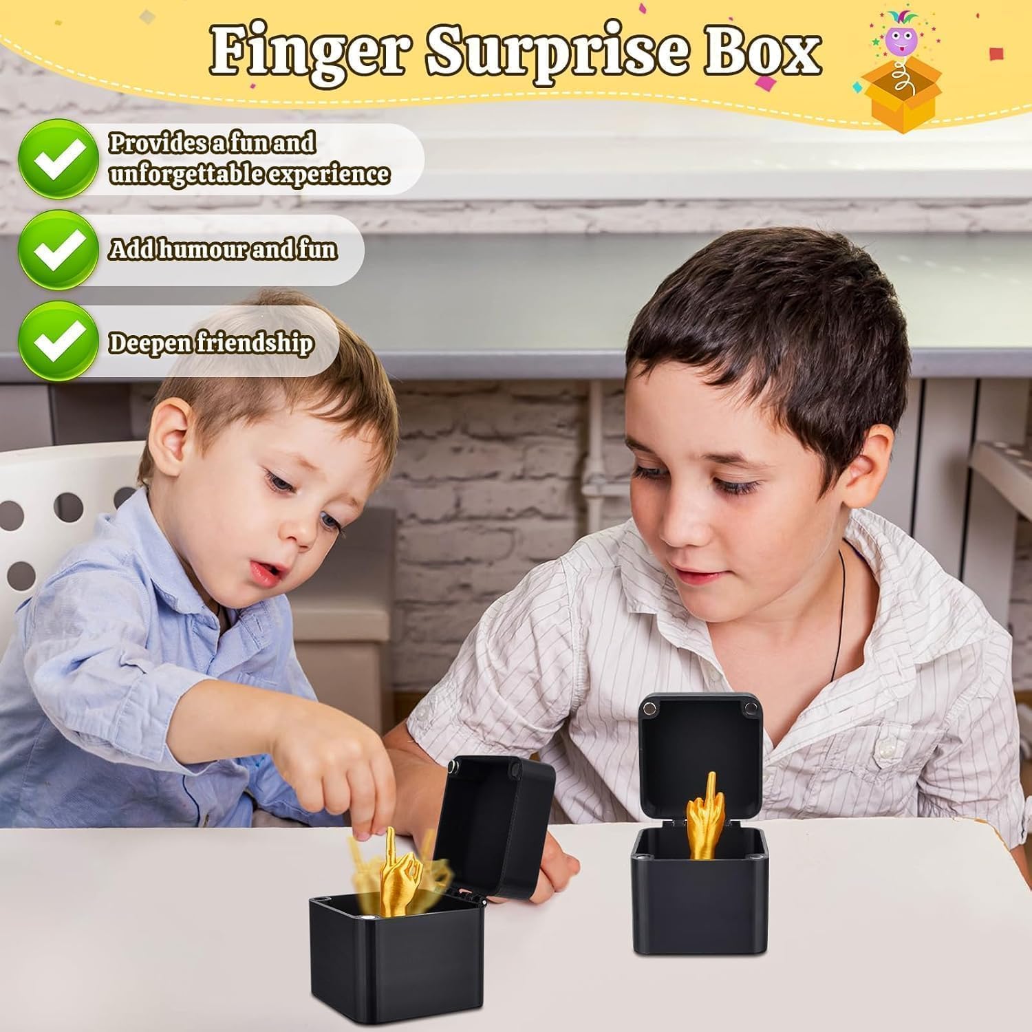 Mittelfinger Überraschungs-Geschenkbox Pop-Up 5