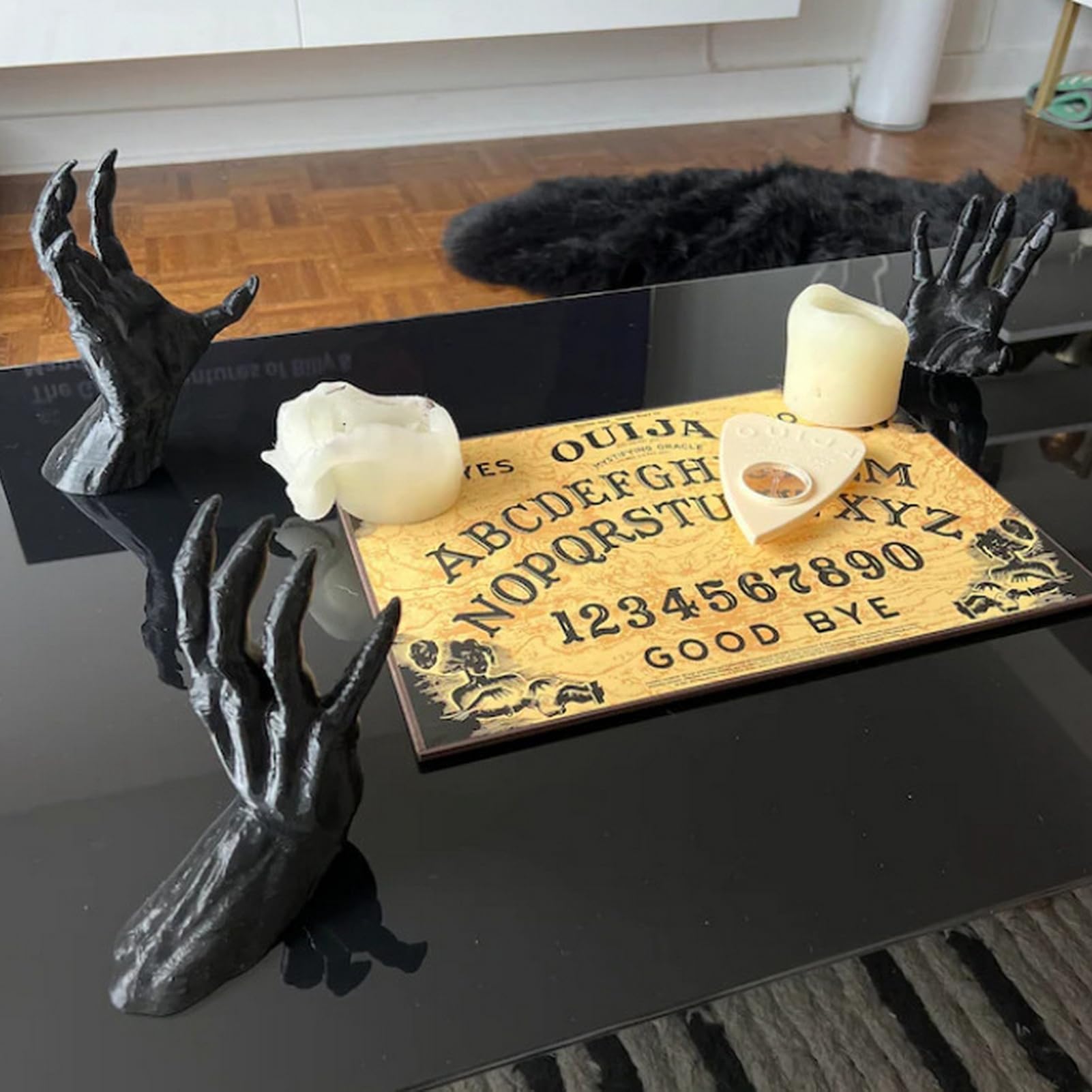 Amazon.com: Smalibal Devil Hand Statue Black Demon Hands Wall