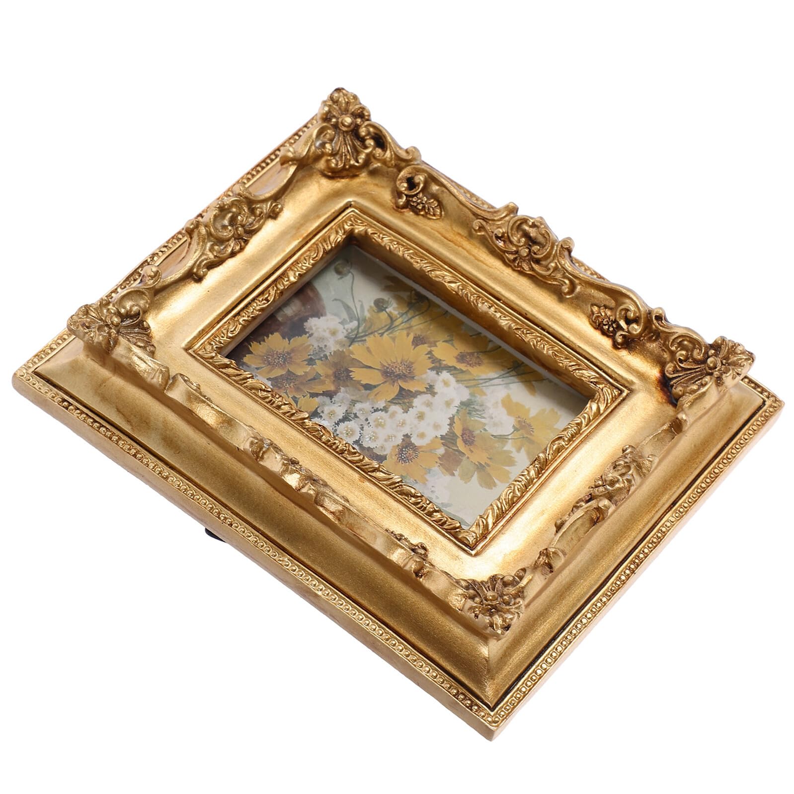Cadre photo vintage résine sculptée style européen porte-photo déco maison