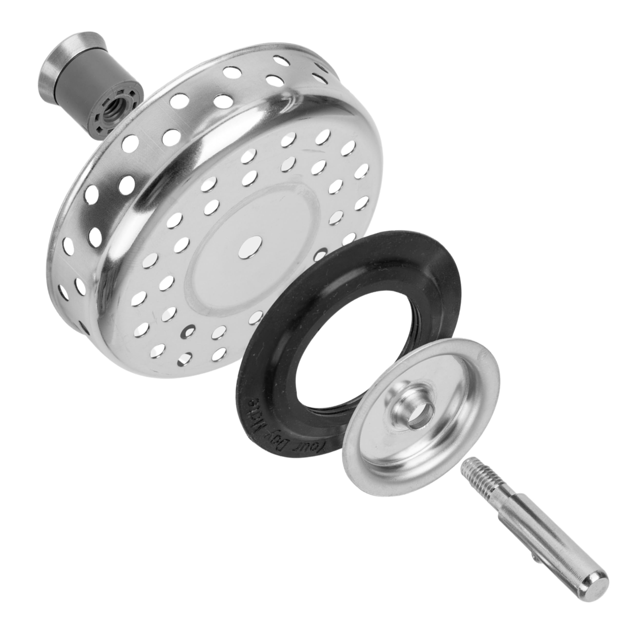 Guarnizione di ricambio per cestello, 2 pezzi, compatibile con IKEA LILLVIKEN 70311541, Ø 54,6 mm esterno, 30,4 mm interno, in silicone, nero, anello di tenuta per lavello