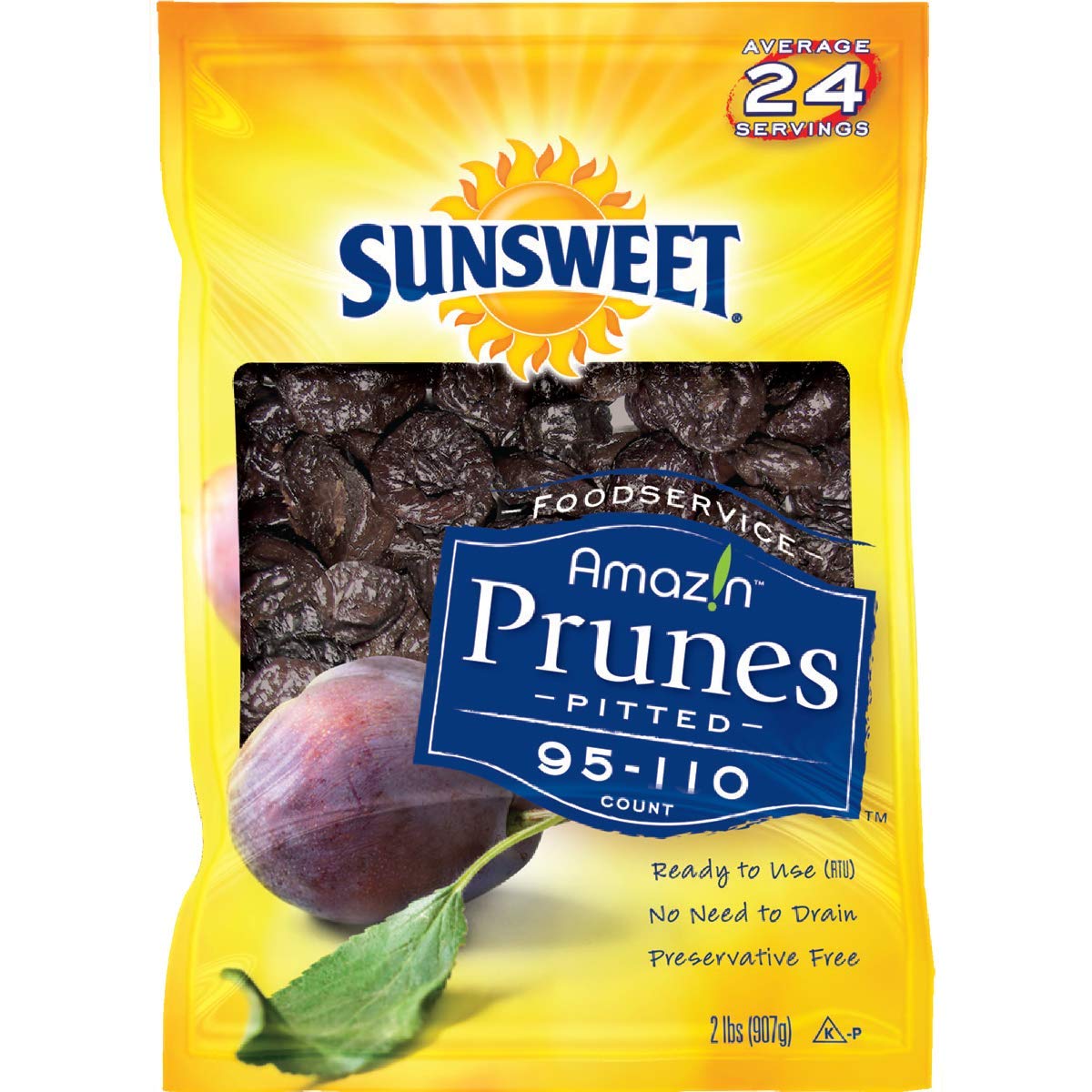 Buy Sunsweet Amazin' Pitted Prunes Dried Prunes Pitted Unsweetened Gluten Free, Vegan, Low
