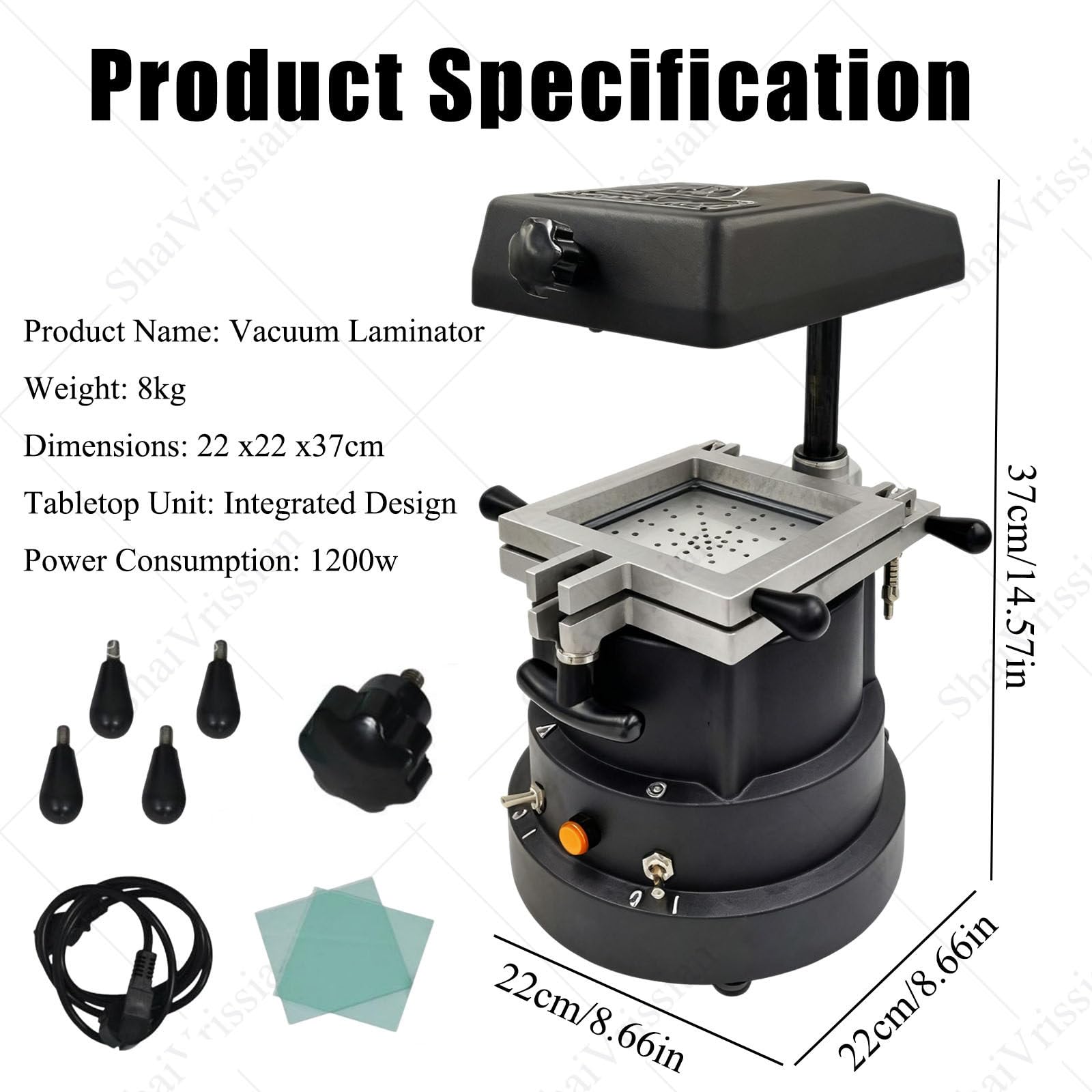 1200w Dental Vakuum Formgerät,Automatisches Vakuum Formgerät,Thermoformer,Kieferorthopädische Laborausrüstung,Ohne Stahlkugeln,Für Retainer Und Aligner