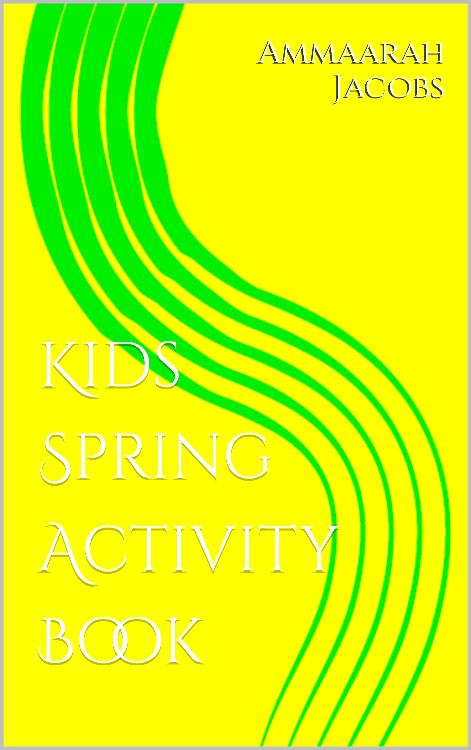Kids Spring Activity Book (English Edition)