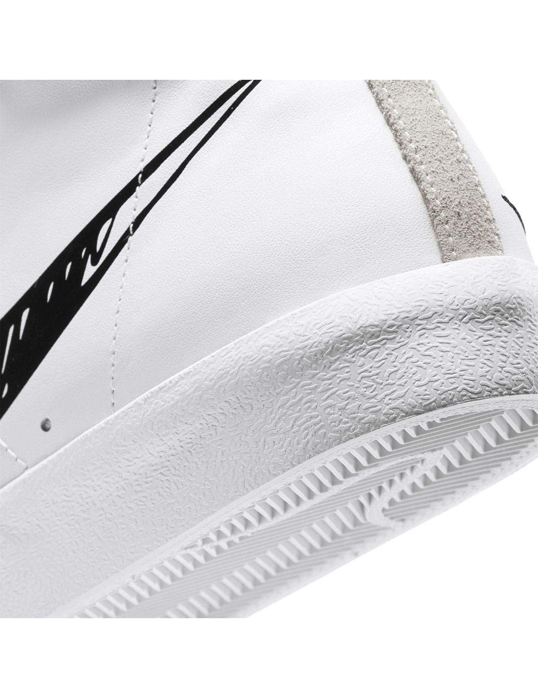 Nike Marynarka Mid Vntg '93, męskie buty do koszykówki, białe (białe/czarne platyny), 42,5 EU, Biały, czarny, platynowy odcień, 42.5 EU