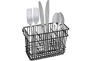 Kitchen Details Hanging Cutlery Basket for Utensils