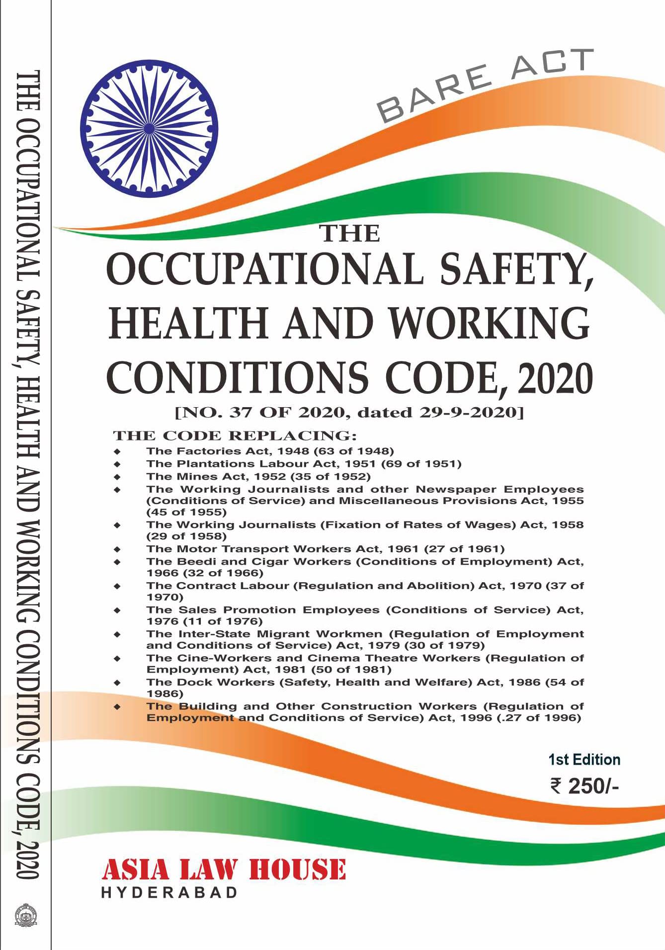 The Occupational Safety, Health and Working Conditions Code, 2020