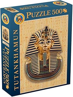 بازل تركيب صور بتصميم الملك توت عنخ امون من فلافي بير - نشاط ممتع يمكنك تركيبه بمفردك او في مجموعة - متعدد الالوان - 500 قطعة - Eg-9070، طفل