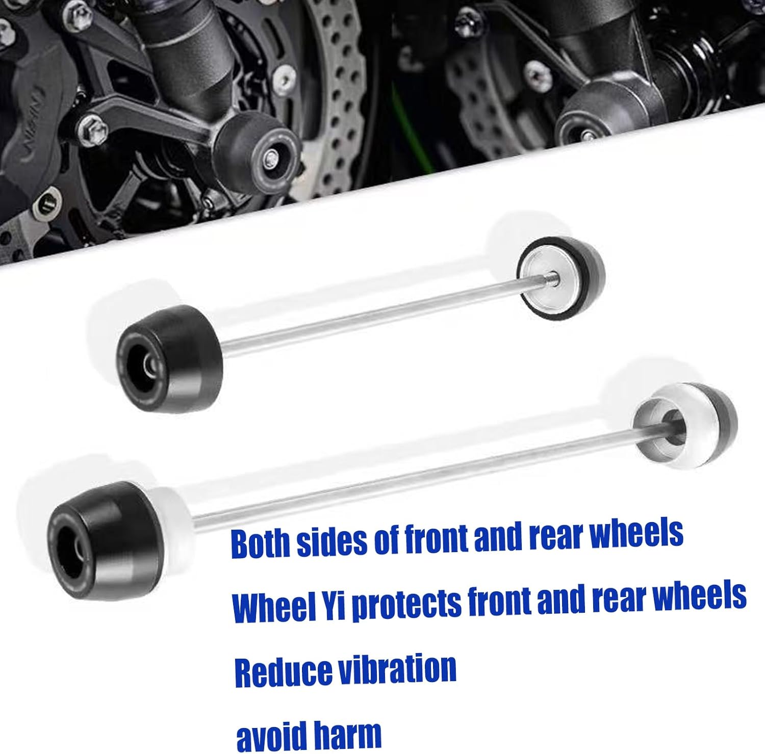 For Z900RS/Z900 z900rs z900 2025 2020 Motorcycle Front Rear Wheel Axle Fork Crash Sliders Motorcycle Wheel Protector Motorcycle Accessories