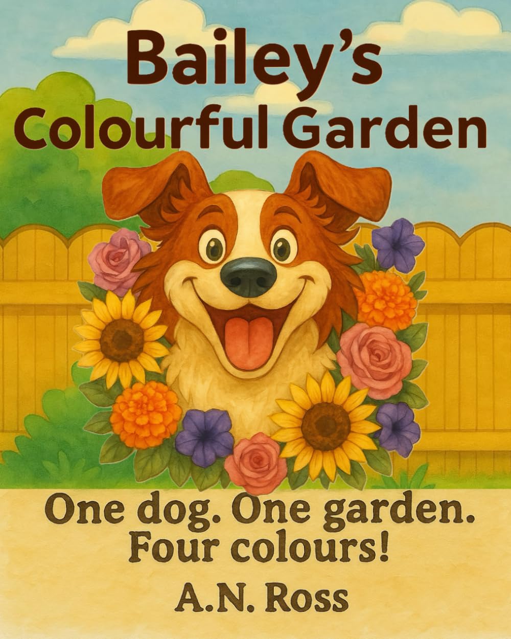 Bailey's Colourful Garden: One Dog. One Garden. Four Colours! (Bailey's Colourful Book Series)