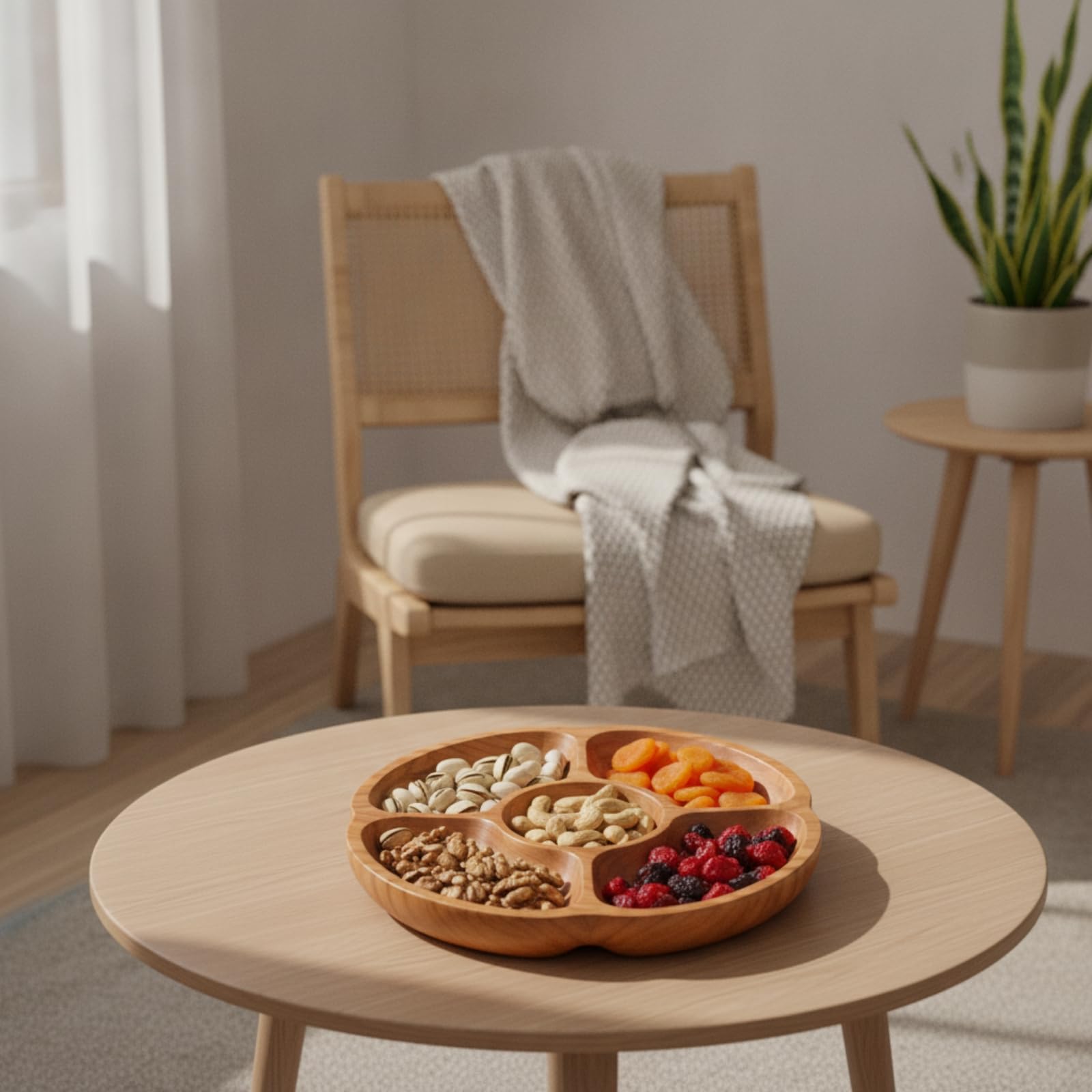 LOVIVER Snackschale mit 5 Fächern