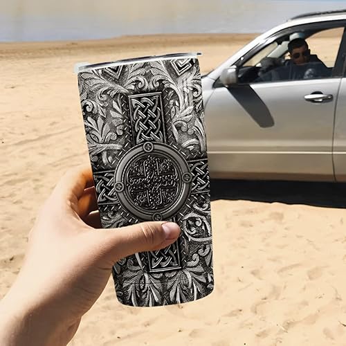 Vista 50 de winorax Vaso de lobo de regalo para mujeres y hombres, taza de lobo de 20 onzas, taza de viaje de acero inoxidable con aislamiento de café, vasos