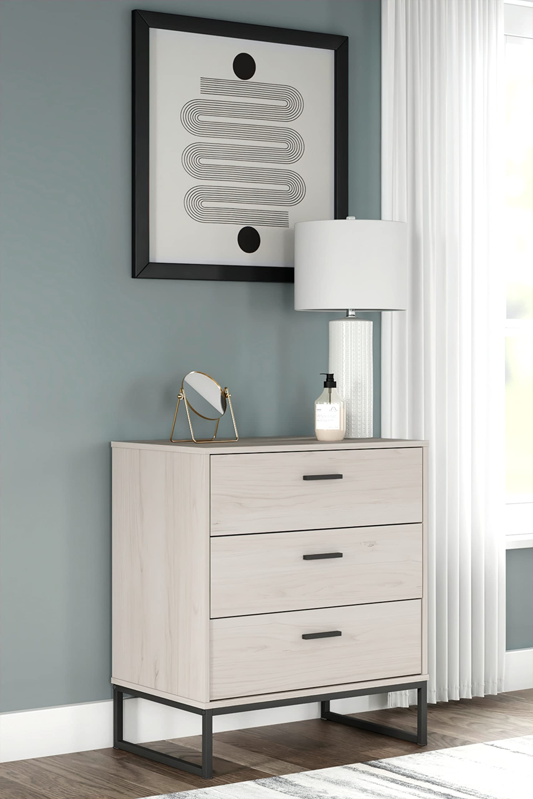 dark brown dress what color shoes Odyssey 3-Drawer Bachelors Chest