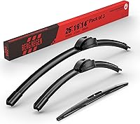 Vista 47 de BERG REGEN 22"+19" Limpiaparabrisas con juego de repuesto trasero de 10 pulgadas para Mazda CX-3 2016 2017 2018 2019 – Calidad genuina del OEM