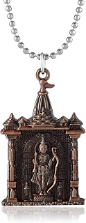DULCI Antique Copper Finish Shri Ram Chain Pendnet Locket for Men,Women Price In India