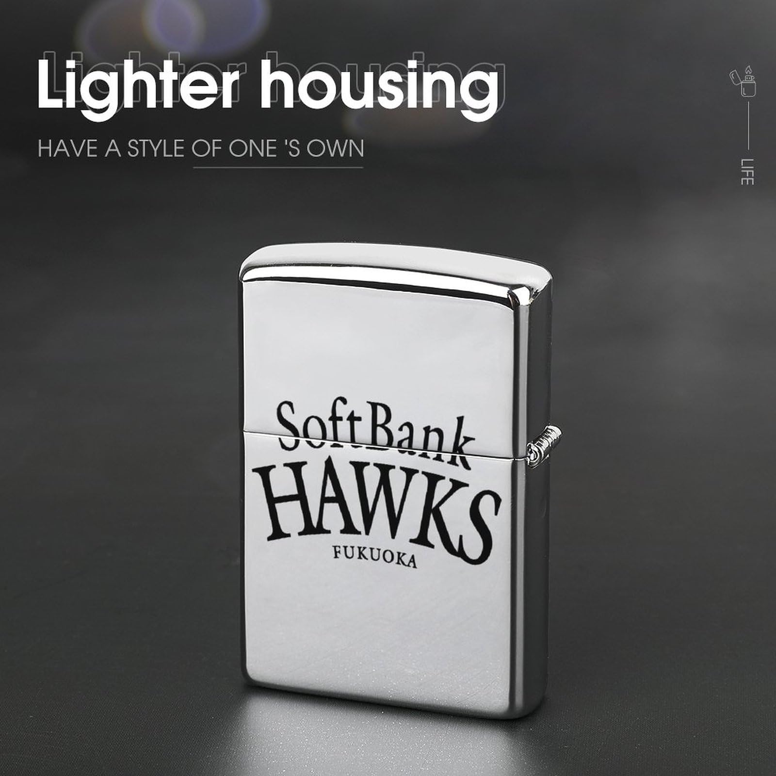 Amazon.co.jp: 福岡ソフトバンクホークス ZIPPO外側ケース ジッポー