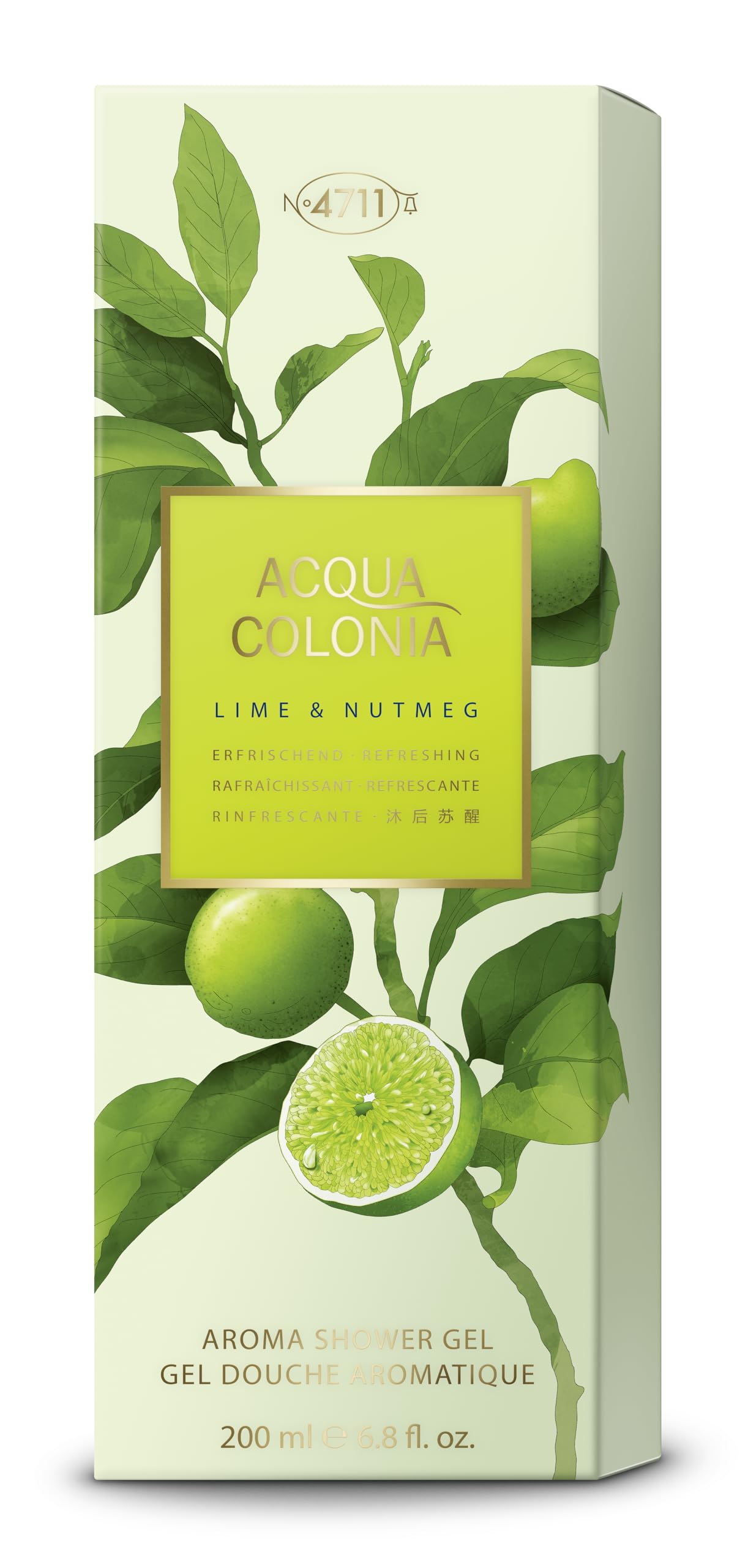 4711 Lime and Nutmeg Shower Gel - Image 3