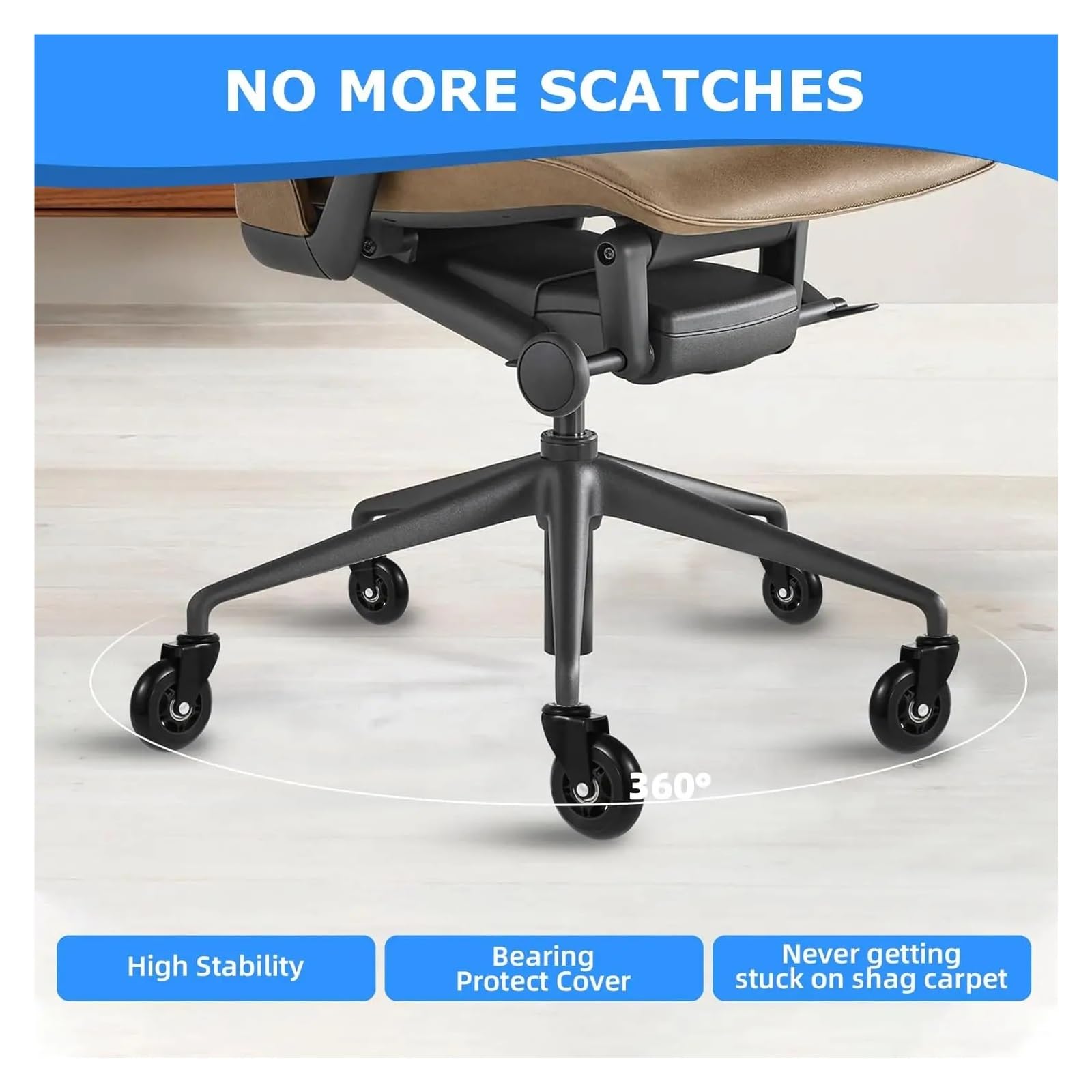 Ruedas for sillas, universales, ruedas de repuesto for escritorio juegos oficina