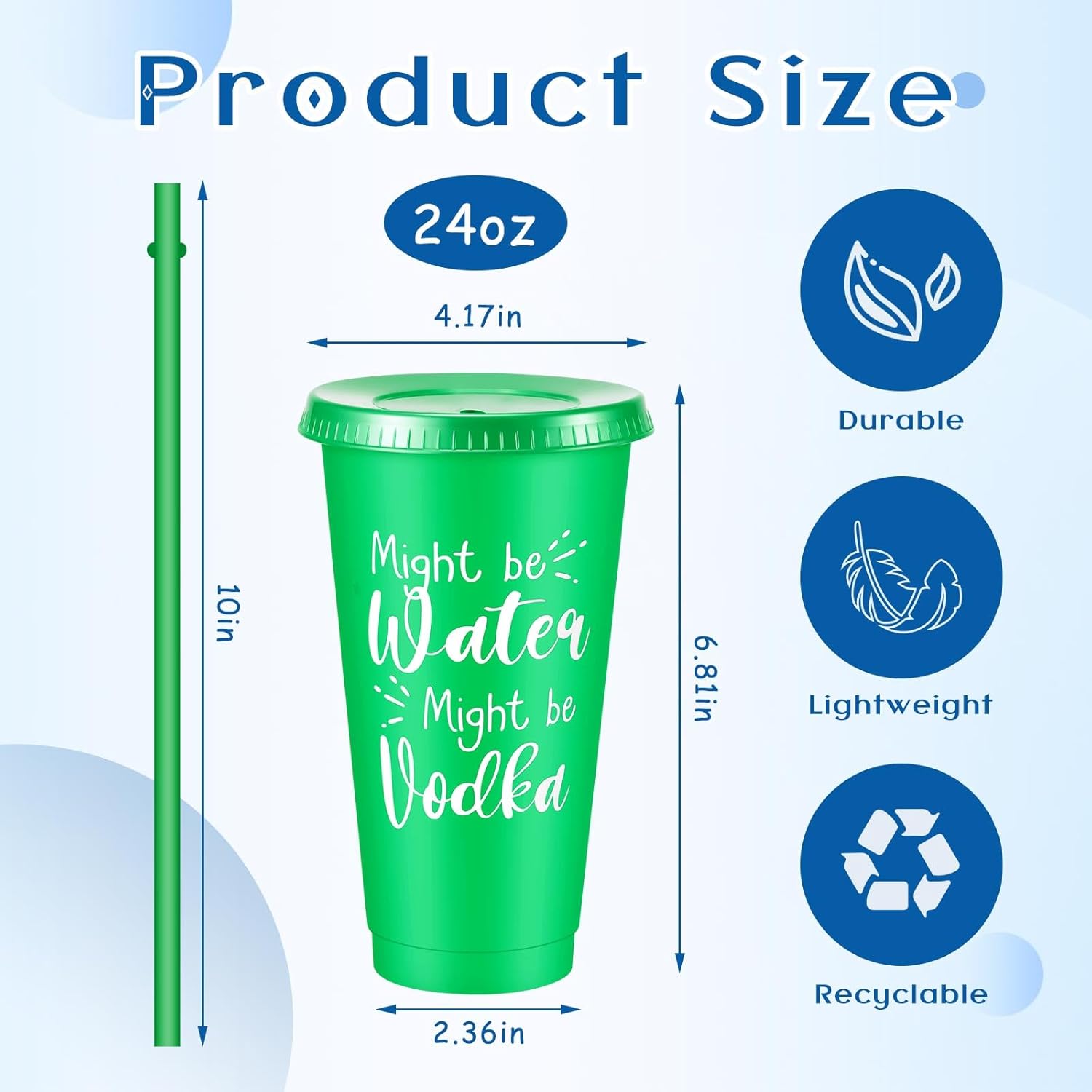 Uiifan 30 Pcs Funny Employee Gifts, Sarcastic Office Gifts for Coworkers Staff, 24oz Colorful Plastic Tumbler with Lids and Straws Bulk, Funny Tumblers for Women Man(Bright Color)