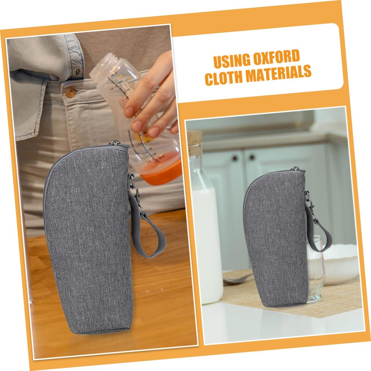 VANZACK 3pcs Insulated Milk Bottle Bags for Travel Portable Baby Food Bottle Carrier Thermal Sleeves for Daycare Convenient Feeding Accessories