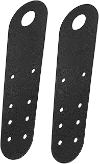 HONMEET 1 Par Capa De Biqueira De Acessórios Esportivos Acessórios De Skate Protetor De Couro Protetor De Biqueira Plana De Couro Acessórios De Patinação Ferramenta De