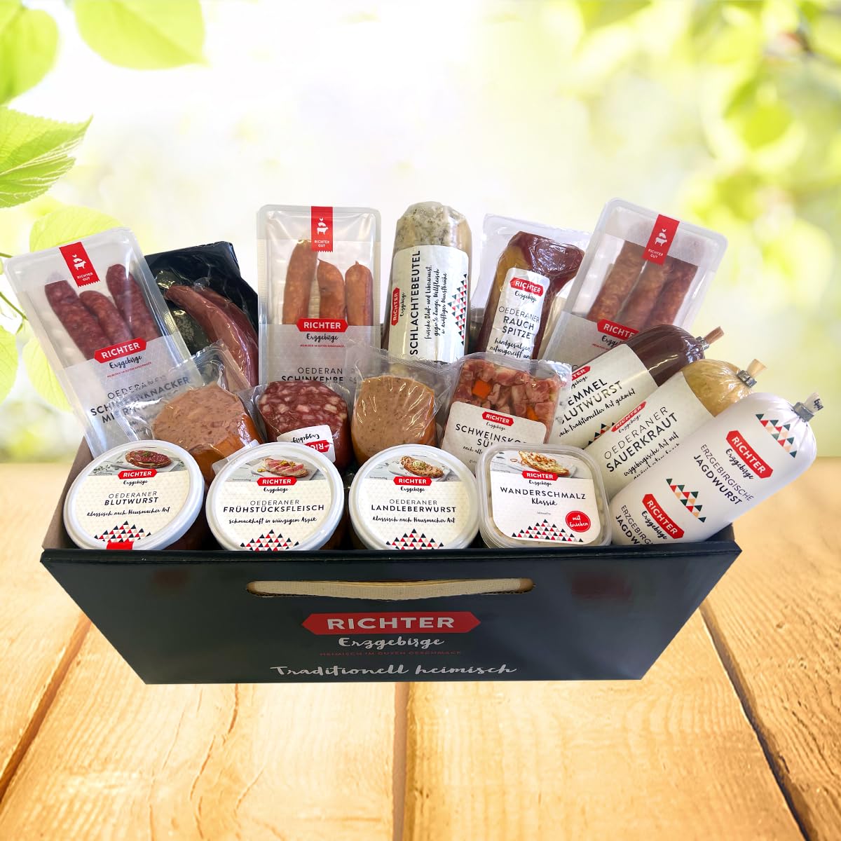 Genuss Paket "Erzgebirgische Schlachteplatte" mit Köstlichkeiten aus der erzgebirgischen Wurstküche