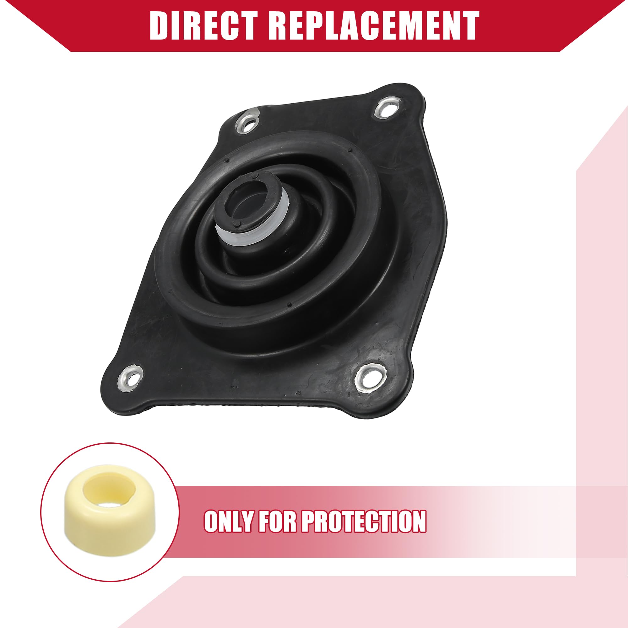 Shifter Boot NA01-64-481B Shift Boot Seal - Black Rubber