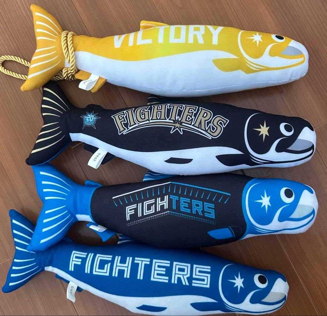 北海道ファイターズ しゃけまる 4体セット 北海道日本ハムファイターズ