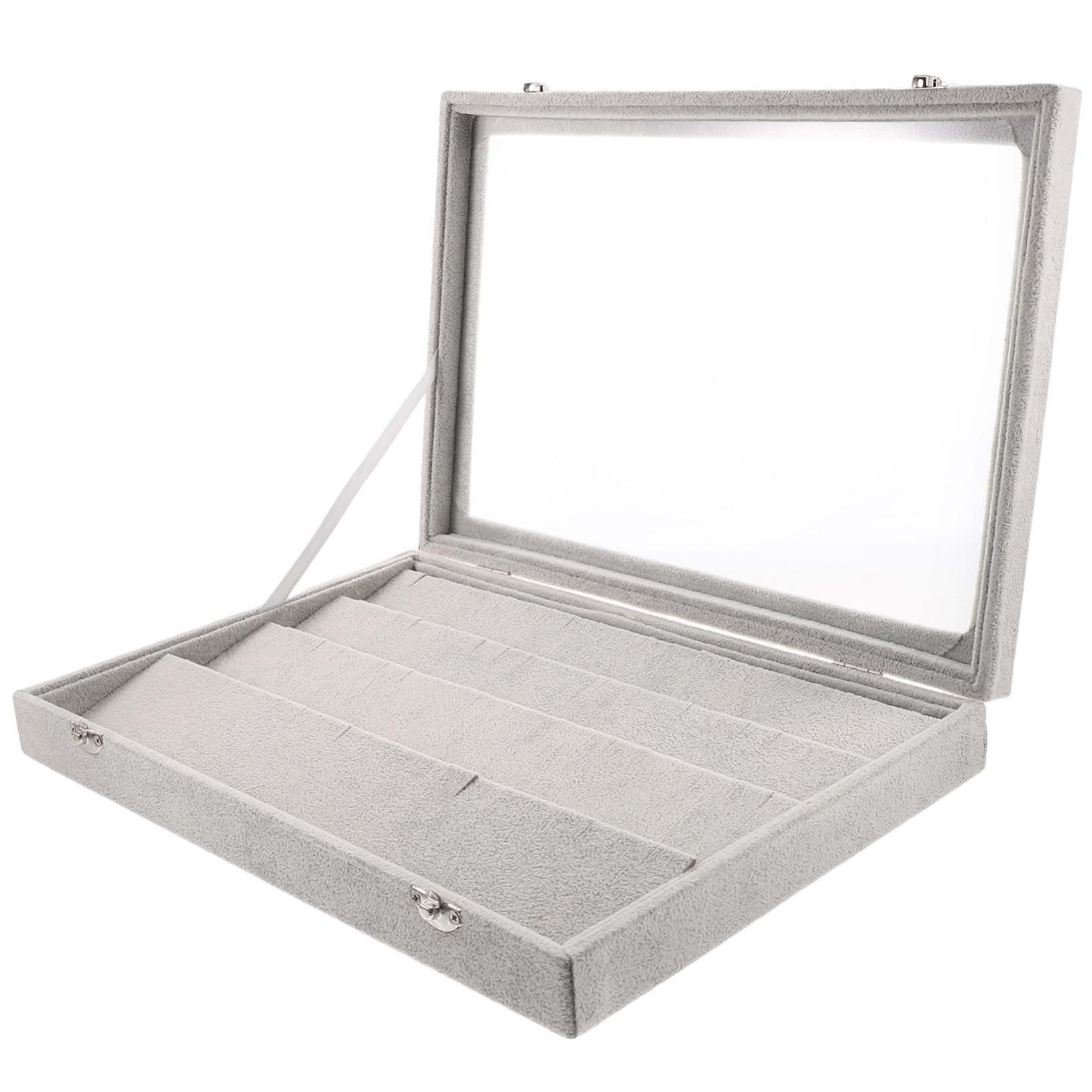 Organisateur de boucles d'oreilles compact avec séparateurs amovibles