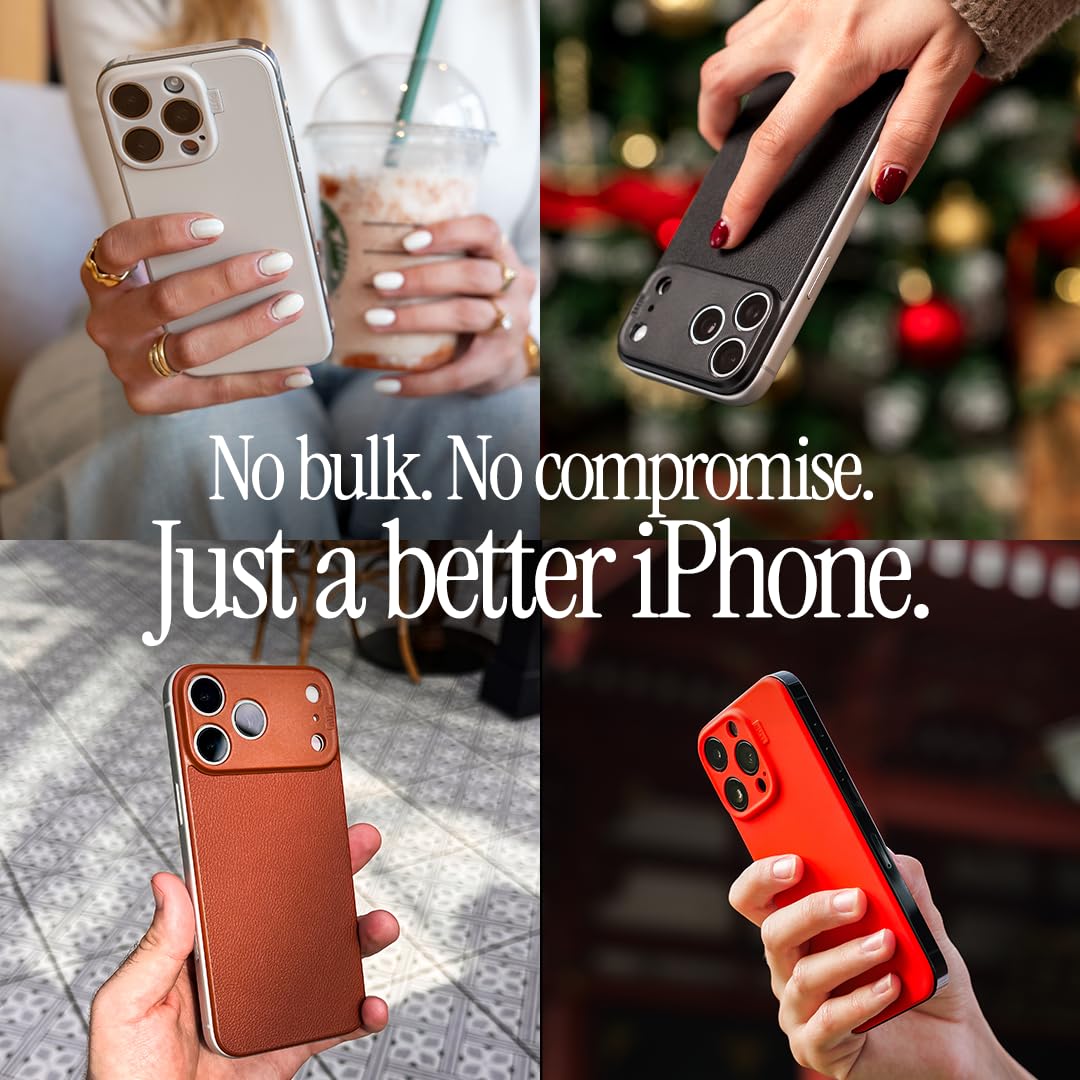 iPhone15 pro suti ナノレザー　ケース Amazon.com: PhoneBack Cover - Not Your Typical Case - Suti MagSafe