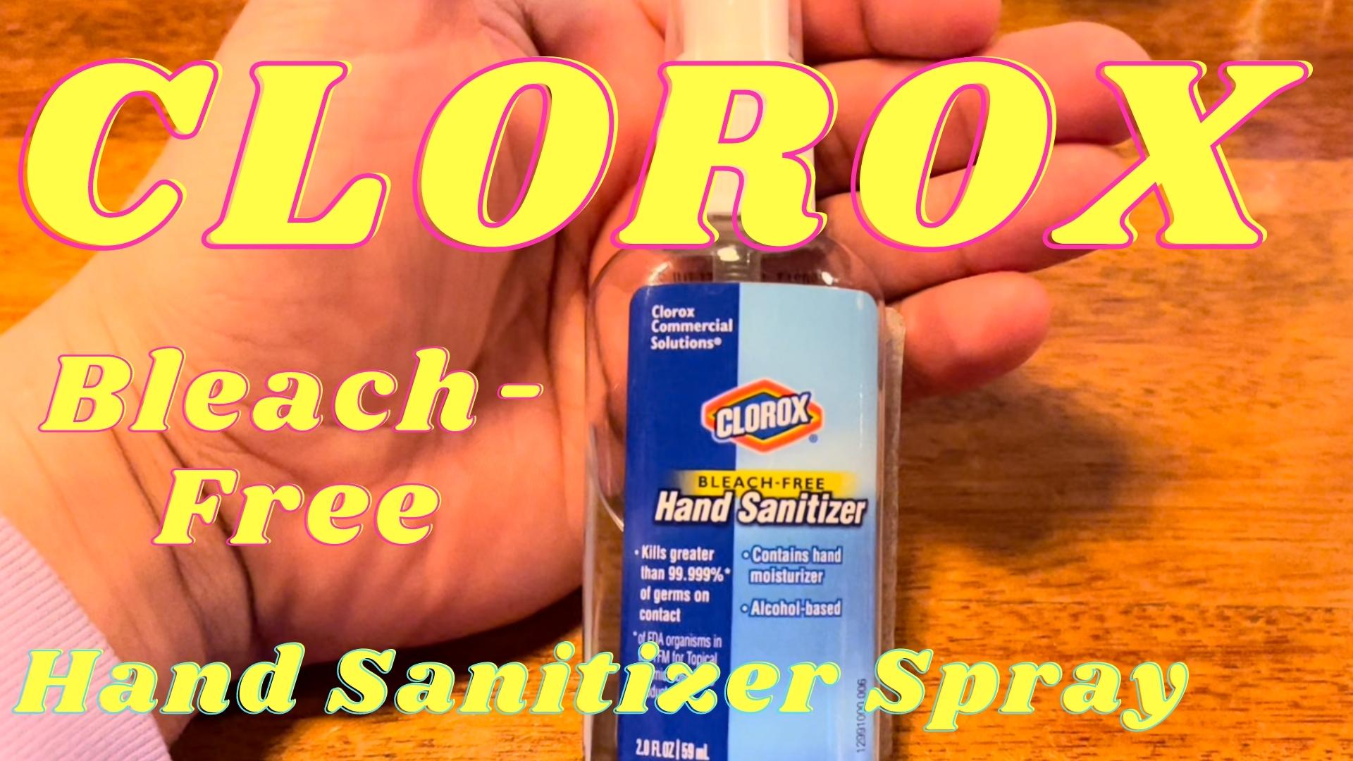 On The Go Clorox Bleach Free Hand Sani Spray Works Great