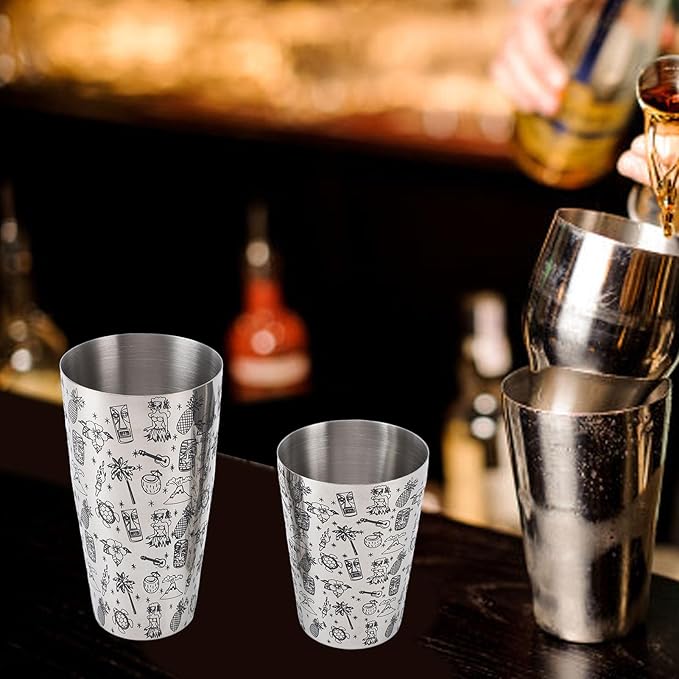 Set de Coctelera Boston de Acero Inoxidable 304 miniatura 8