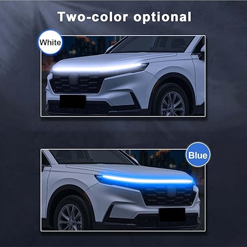 Miniatura 2 de Tira de luz LED para capó de coche para Honda CR-V CRV EX EX-L Sport Engine Underhood Tiras LED Guía Decorativa Impermeable Día Correr Exterior