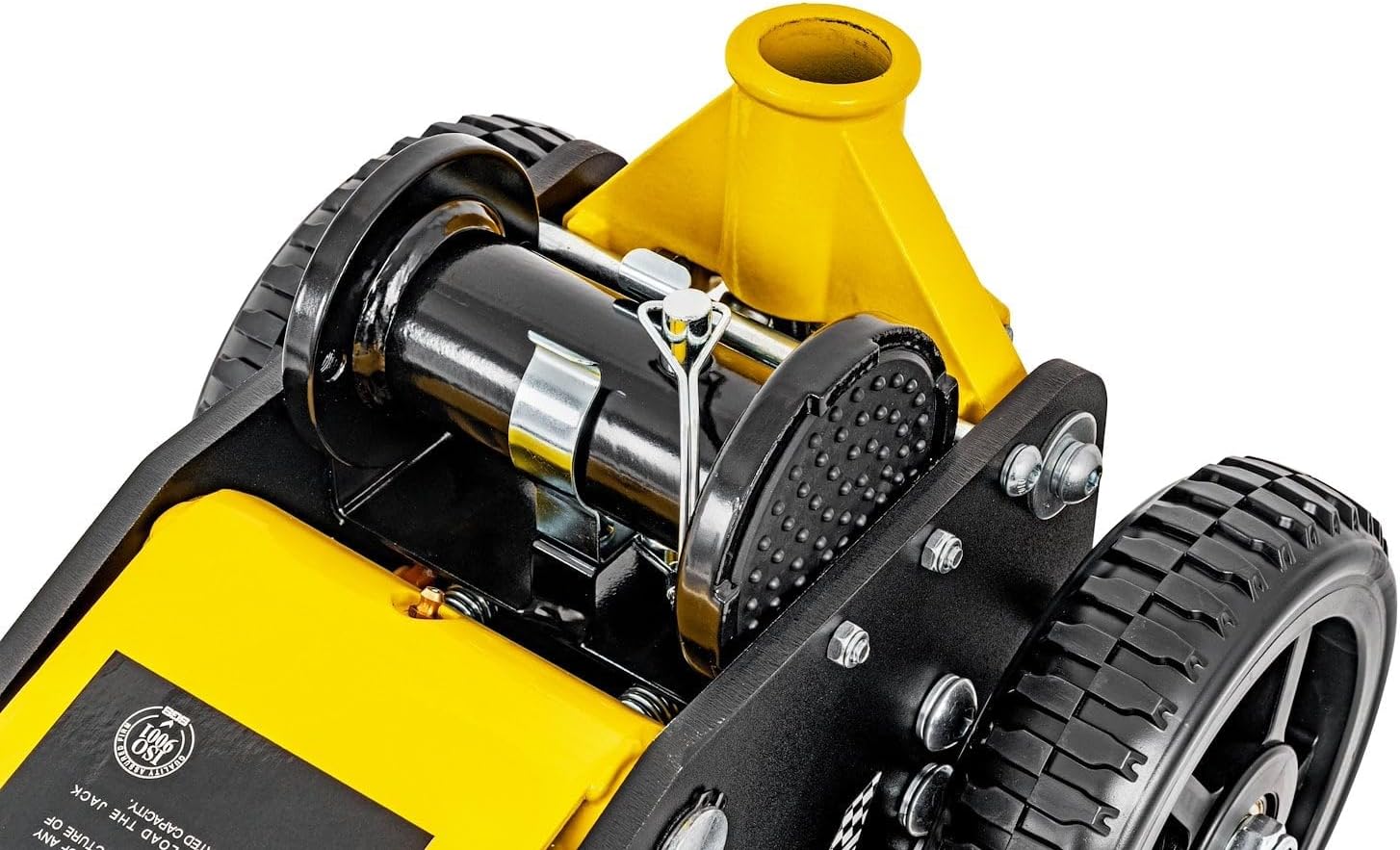 JEGS Heavy Duty 3-Ton Hydraulic Off-Road Floor Jack with Large Wheels and Built in Skid Plate