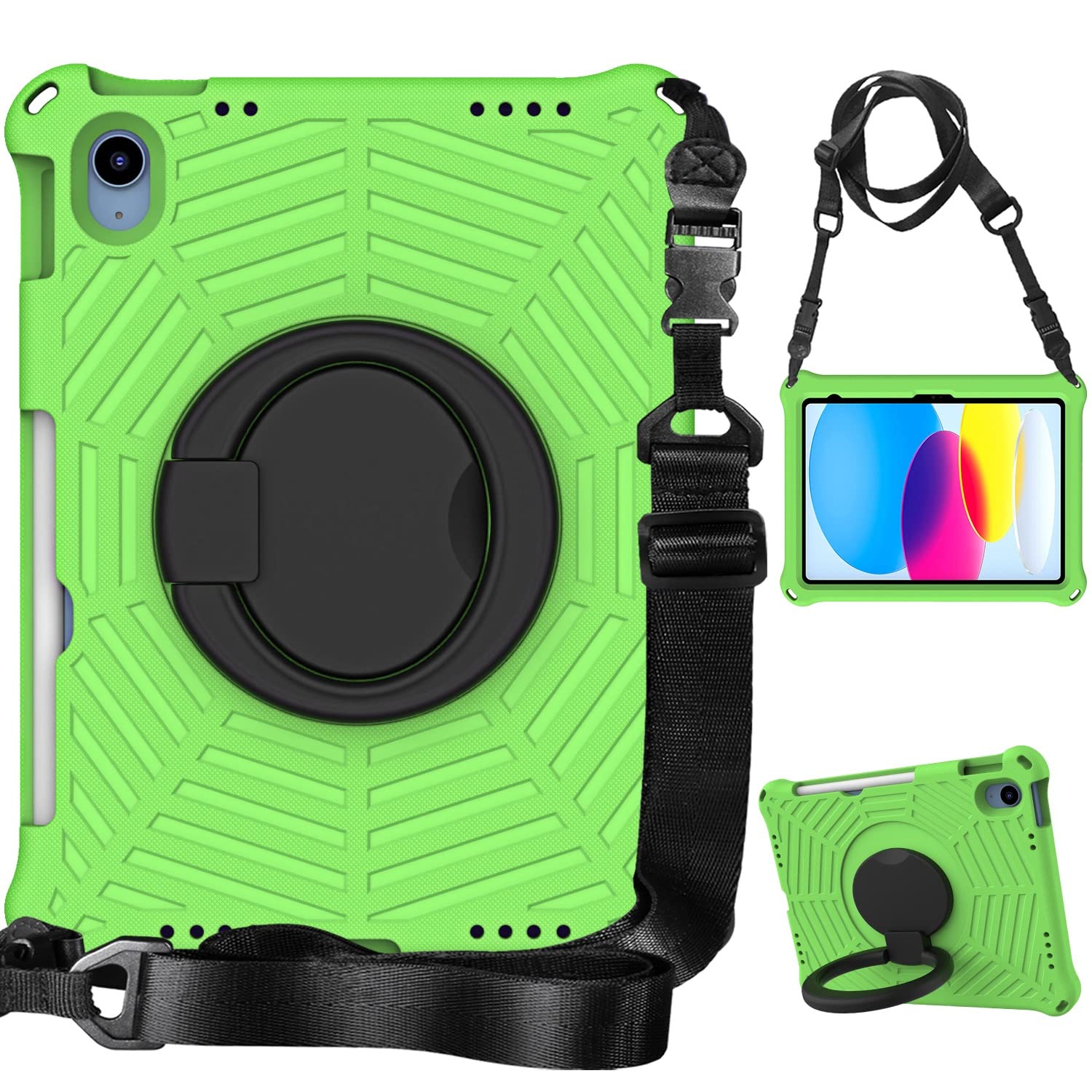 Coque iPad 10 rotative avec poignée de transport pour un usage nomade - 8