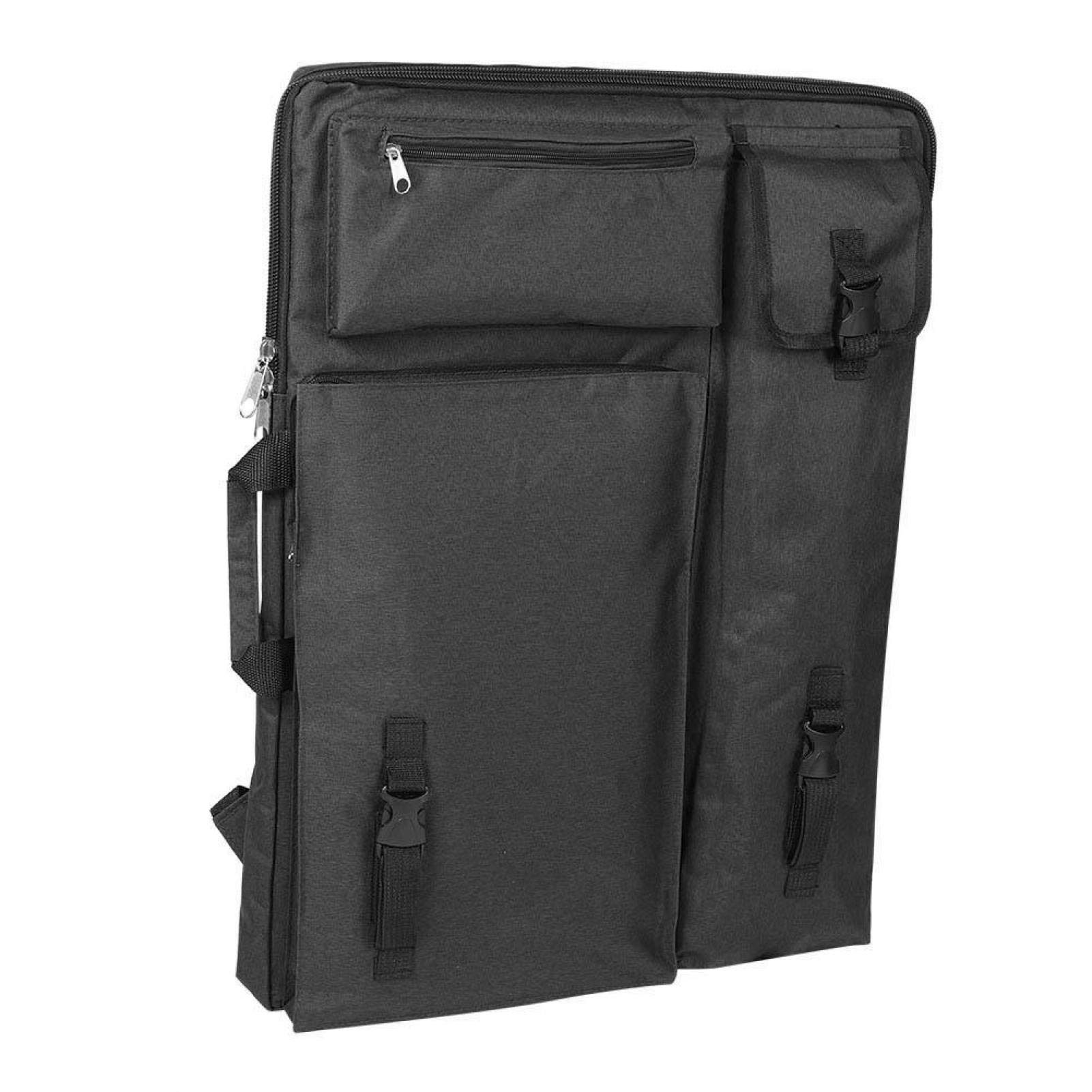 Jeanoko Zaino Impermeabile Grande per artisti, Zaino per Pittura Opaca 300D Portafoglio Art Portfolio Tote Strumenti artistici Impermeabili per Materiali artistici all'aperto Pigmenti Matite(Black)