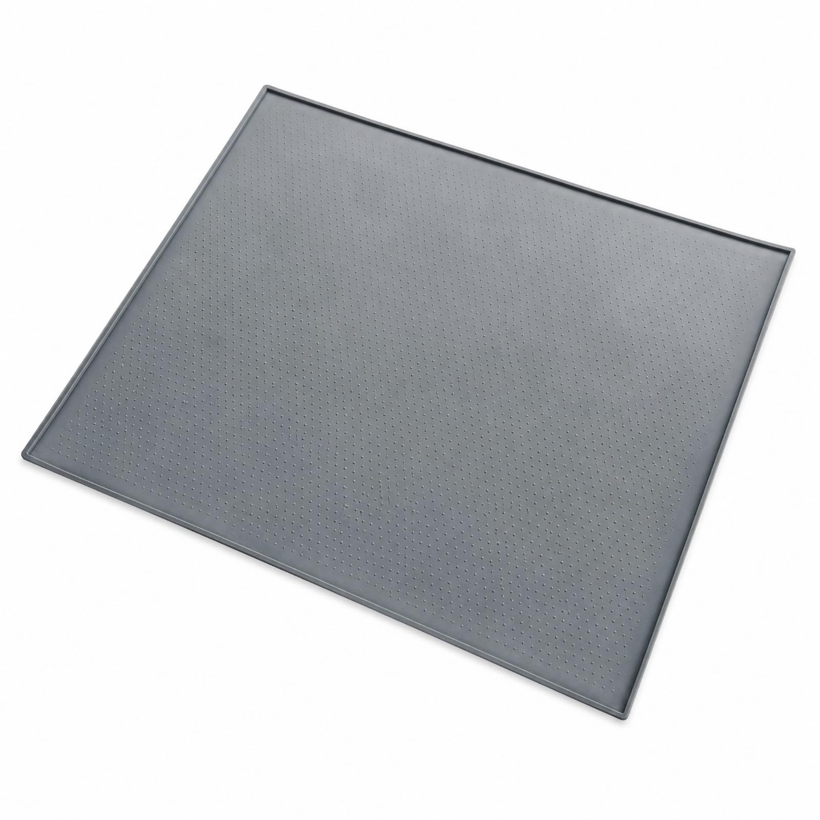 predolo Alfombrilla Rectangular con Bor Antivibración Antivibratorio para Hogar, Gris Granulado
