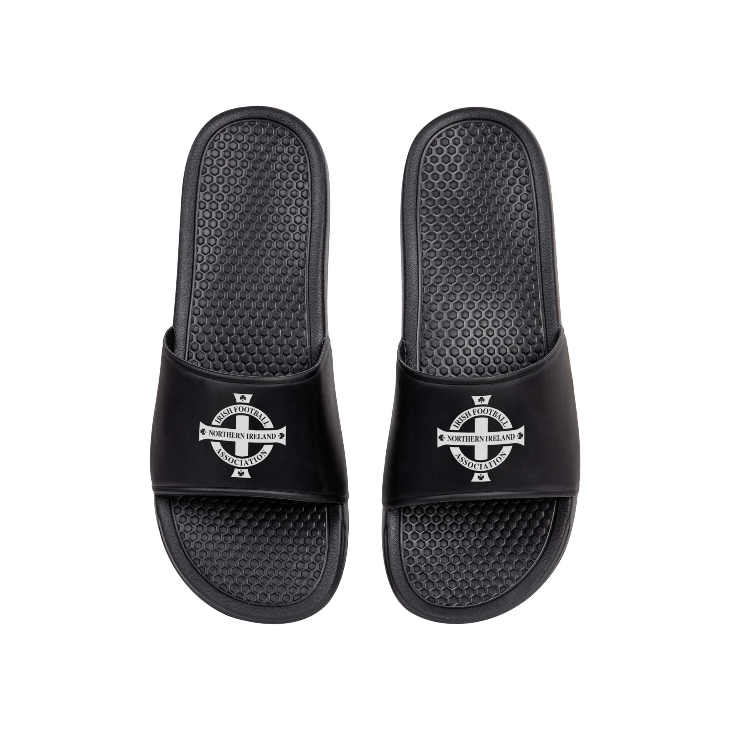 FOCO International Football Northern Ireland Fan Summer Shower Pool Sliders Mens Size 6/7, 6/7 UK