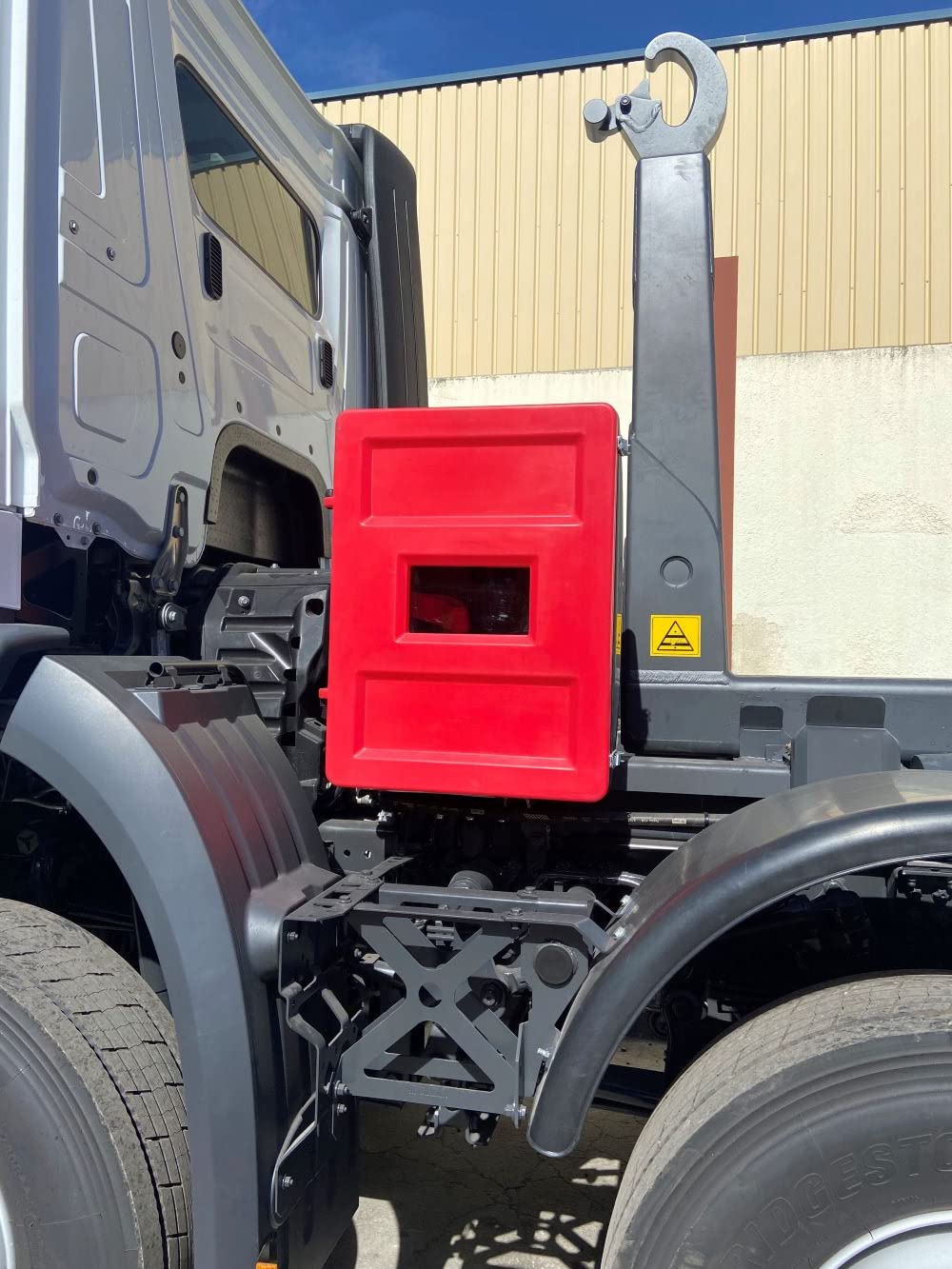 COFRE, CAJA, CAJÓN EXTINTOR, PORTA EXTINTOR DOBLE PARA 2 EXTINTORES 6/9 KG