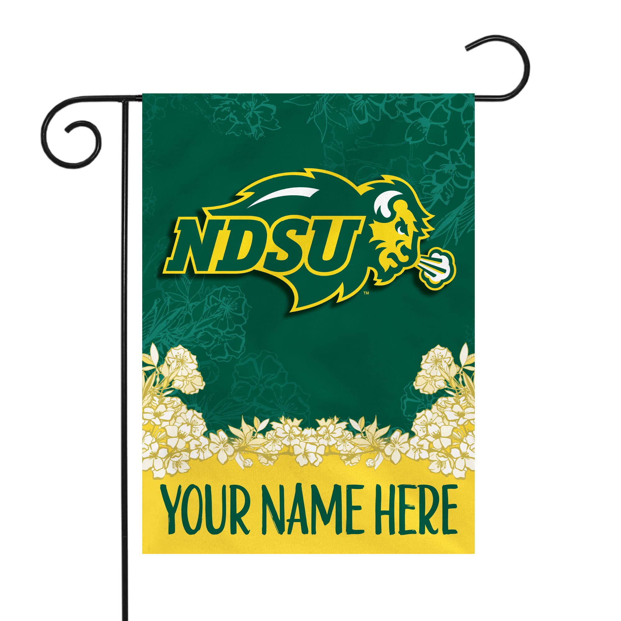 Rico Industries NCAA Standard/Primary Personalized Garden Flag