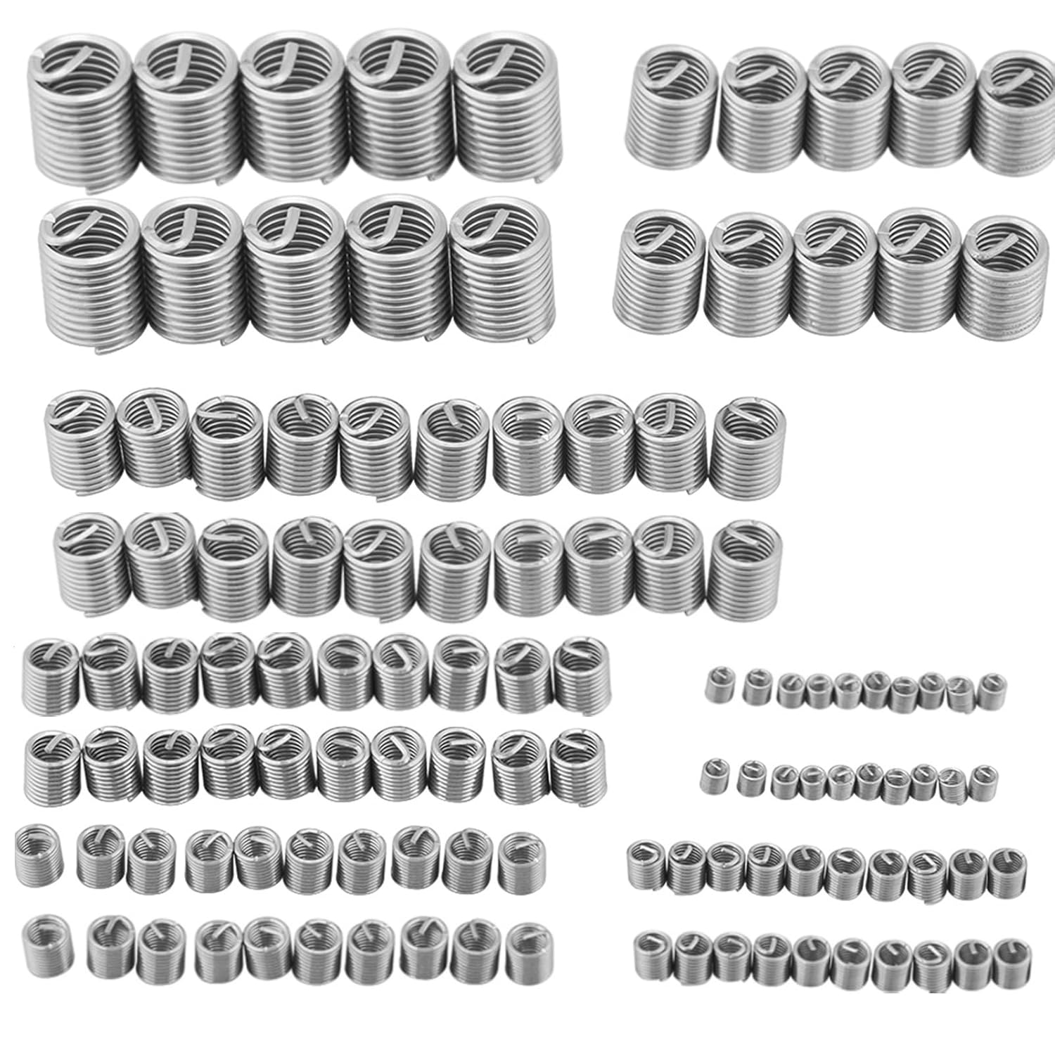 120pcs Stainless Steel Thread Repair Kit M3 M4 M5 M6 M8 M10 M12