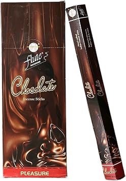 Flute Stick Incense, Chocolate Smell, 20 Pieces Stick Incense (Chocolate)