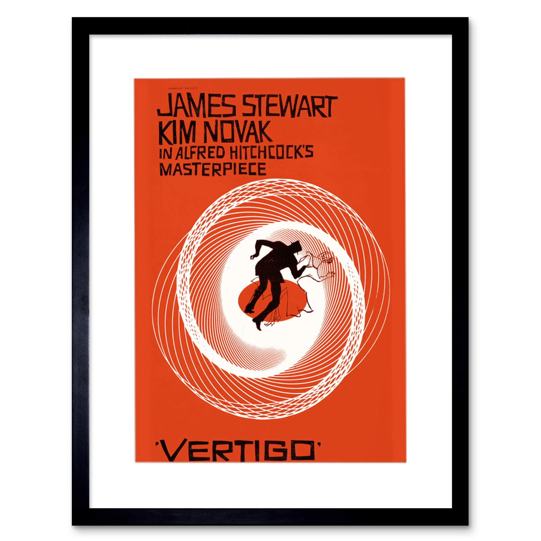 Wee Blue Coo Ad Movie Film James Stewart Hitchcock Vertigo Picture Framed Wall Art Print