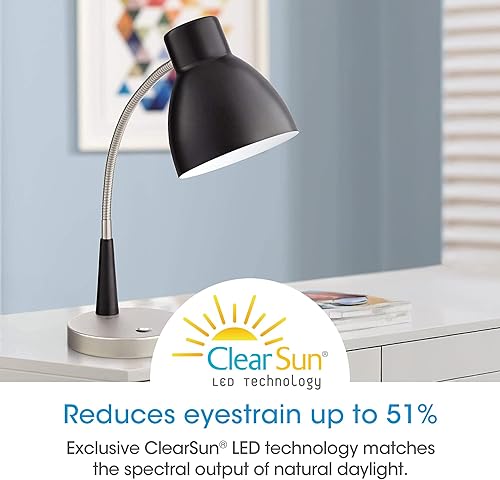 Miniatura 3 de OttLite - Lámpara de escritorio LED con puerto USB de 2,1 A, portátil, ajustable, luz de escritorio