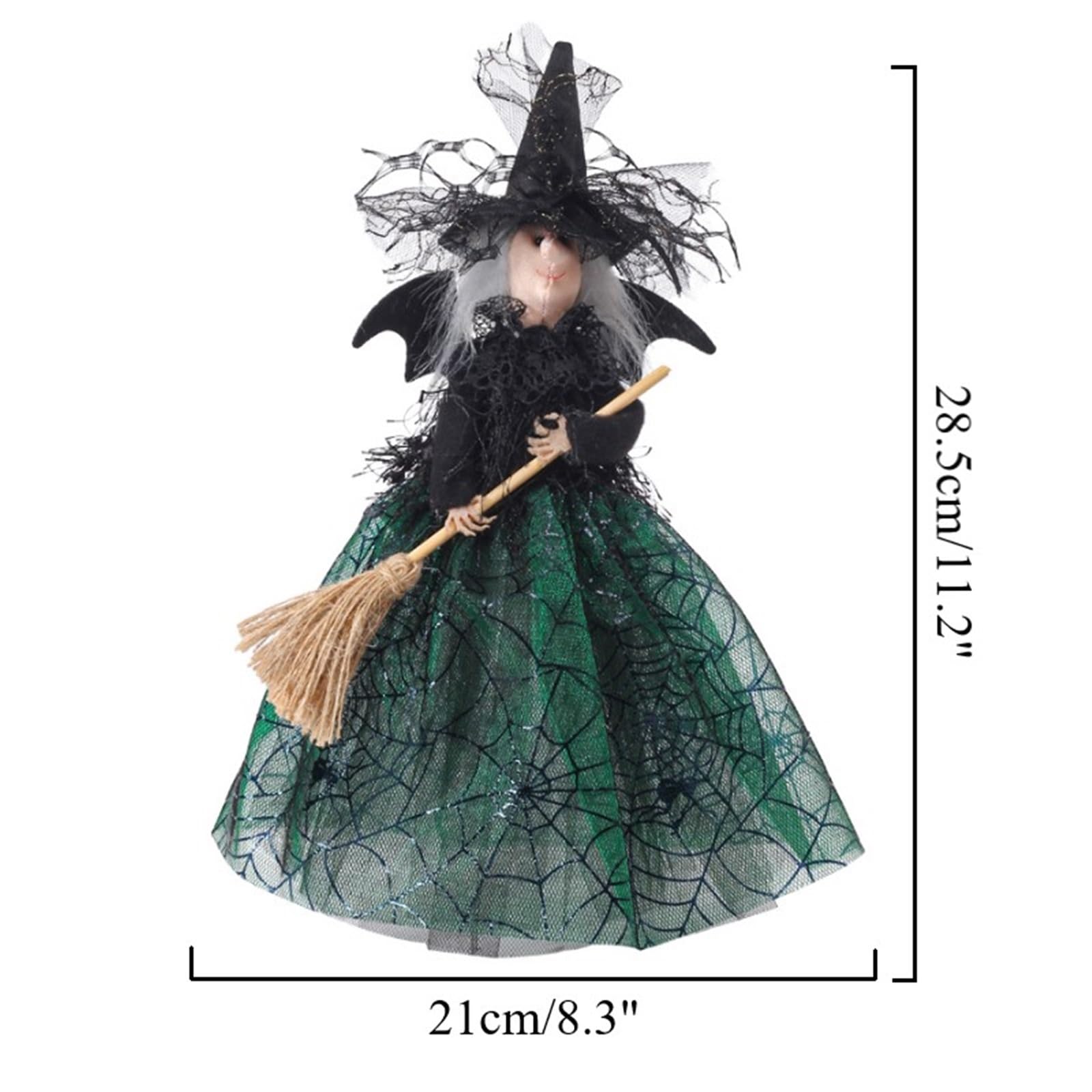 Amazon.co.jp: AMJBS 2 ピース/セットハロウィン魔女人形装飾かわいい