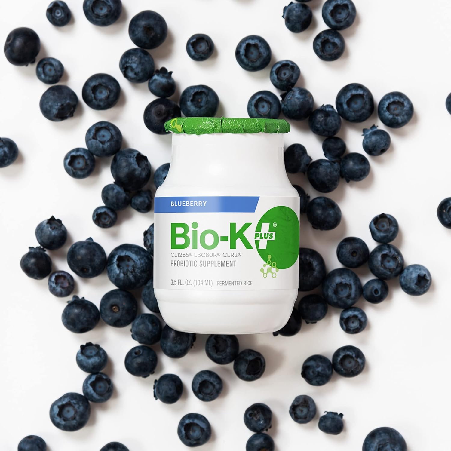 BIO-K PLUS Organic Blueberry Fermented Rice Probiotic 6pk, 3.5 FZ