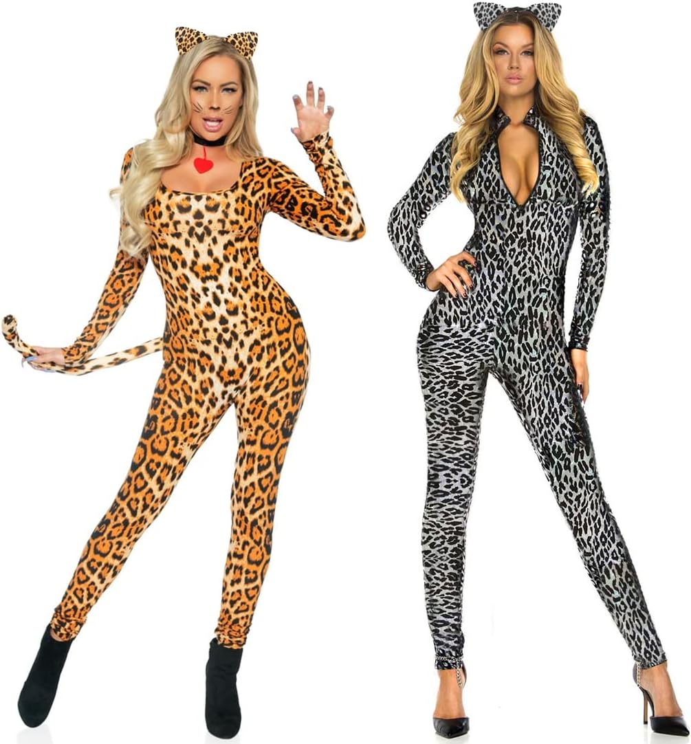 LIONSOUL Cheetah Ears Headband for Women Leopard Cheetah Print Birthday Party Decorations Supplies - Image 6